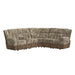 Santorini - 6 Piece Motion Sectional Set – Reclining Sectionals by Elements International at Furniture Wholesale Plus , Nashville furniture store