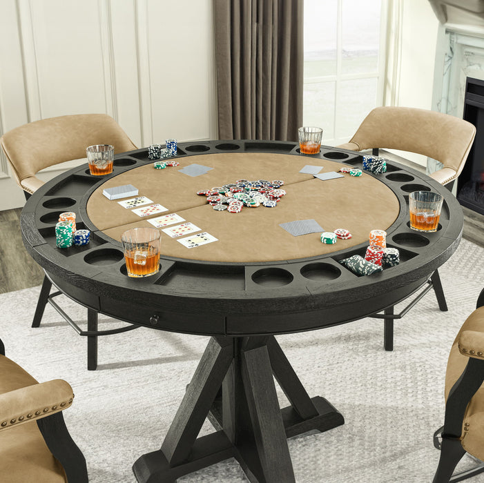Rylie - Counter Table With Game Top – Dining Tables by Steve Silver Furniture at Furniture Wholesale Plus , Nashville furniture store