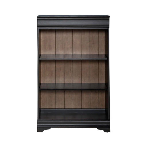 Meritage - 48" Bookcase - Aged Charcoal – Standard Bookcases by Liberty Furniture at Furniture Wholesale Plus , Nashville furniture store