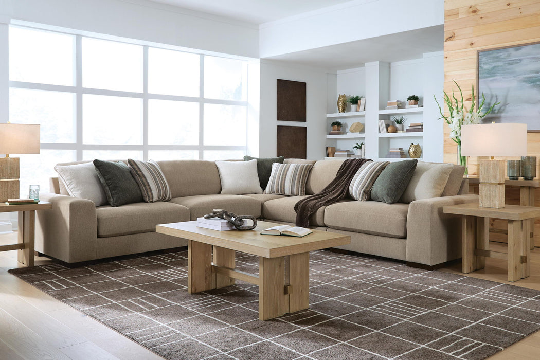 Linenhause - Sectional – Stationary Sectionals by Benchcraft® at Furniture Wholesale Plus , Nashville furniture store