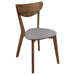 Alfredo - Dining Side Chair (Set of 2) - Gray And Natural Walnut - Premium Chair Sets from CoasterEveryday - Just $199! Shop now at Furniture Wholesale Plus  We are the best furniture store in Nashville, Hendersonville, Goodlettsville, Madison, Antioch, Mount Juliet, Lebanon, Gallatin, Springfield, Murfreesboro, Franklin, Brentwood