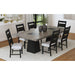 Jemma - Wood Back Dining Side Chair (Set of 2) - Dark Espresso / Beige Linen – Chair Sets by Elements International at Furniture Wholesale Plus , Nashville furniture store