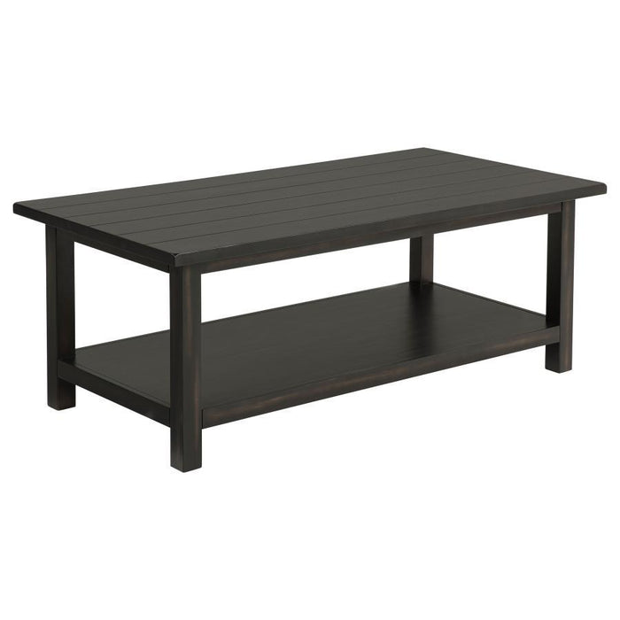 Payne - Wood Coffee Table with Shelf – Coffee Tables by Coaster Fine Furniture at Furniture Wholesale Plus , Nashville furniture store