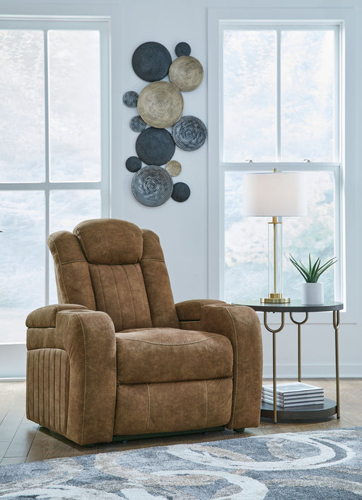 Wolfridge - Brindle - Power Recliner/Adj Headrest - Premium Reclining Chairs from Signature Design by Ashley® - Just $948! Shop now at Furniture Wholesale Plus  We are the best furniture store in Nashville, Hendersonville, Goodlettsville, Madison, Antioch, Mount Juliet, Lebanon, Gallatin, Springfield, Murfreesboro, Franklin, Brentwood