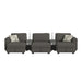 Options One - Living Room Set Sectional – 2 Piece Living Room Sets by Elements International at Furniture Wholesale Plus , Nashville furniture store