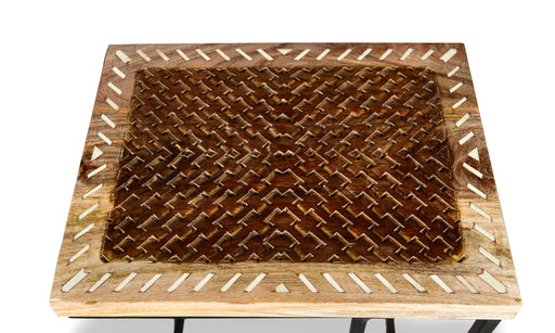 Parris - Sofa Server Table - Light Brown – Sofa Tables by Steve Silver Furniture at Furniture Wholesale Plus , Nashville furniture store