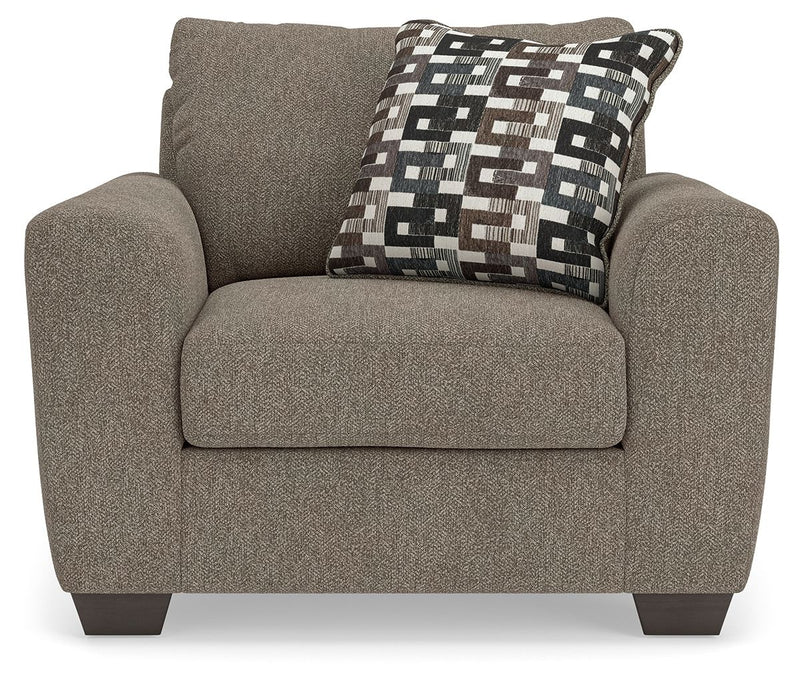 Triston-Peaks - Chair And A Half - Suede – Arm Chairs by Benchcraft® at Furniture Wholesale Plus , Nashville furniture store