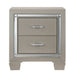 Platinum - Youth Nightstand - Сhampagne – Nightstands by Elements International at Furniture Wholesale Plus , Nashville furniture store