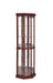 Appledale 6-shelf Corner Curio Cabinet Medium Brown - Premium Curio from Coaster Z2 Standard - Just $610! Shop now at Furniture Wholesale Plus  We are the best furniture store in Nashville, Hendersonville, Goodlettsville, Madison, Antioch, Mount Juliet, Lebanon, Gallatin, Springfield, Murfreesboro, Franklin, Brentwood