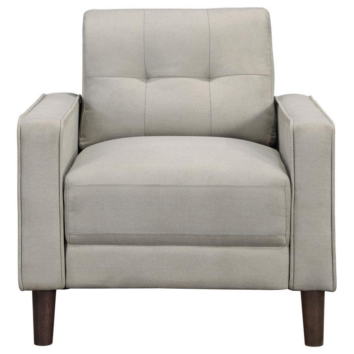 Bowen - Upholstered Track Arm Tufted Accent Chair – Arm Chairs by Coaster Fine Furniture at Furniture Wholesale Plus , Nashville furniture store