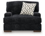 Whitmore Manor - Chair And A Half - Black Pearl – Arm Chairs by Benchcraft® at Furniture Wholesale Plus , Nashville furniture store