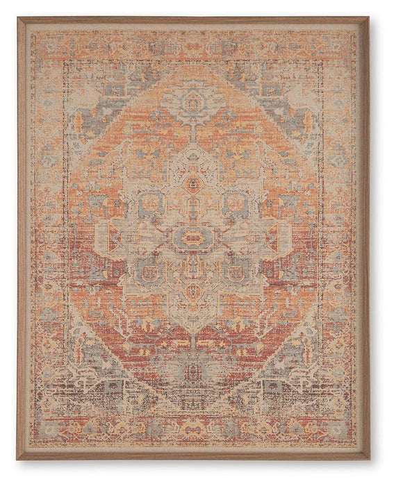 Kerrickson - Wall Art - Red / Orange / Blue – Canvas Art by Signature Design by Ashley® at Furniture Wholesale Plus , Nashville furniture store