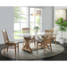 Lakeview - 5 Piece Rectangular Dining Set (Table & Four Chairs) - White – 5 Piece Dining Room Sets by Elements International at Furniture Wholesale Plus , Nashville furniture store