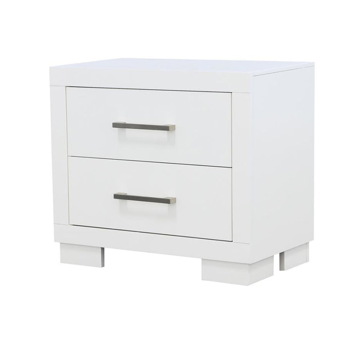 Jessica - 2-Drawer Nightstand – Accent Nightstands by CoasterEssence at Furniture Wholesale Plus , Nashville furniture store