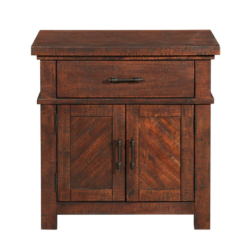 Jax - Nightstand - Walnut – Accent Nightstands by Elements International at Furniture Wholesale Plus , Nashville furniture store