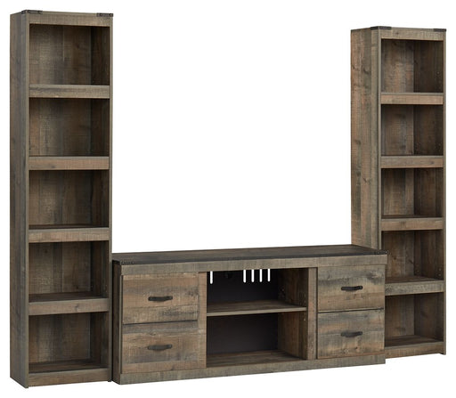 Trinell - 3-Piece Entertainment Center - Brown – Entertainment Centers by Signature Design by Ashley® at Furniture Wholesale Plus , Nashville furniture store