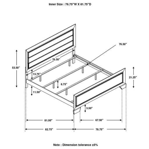 Kauffman - Wood Panel Bed - Premium Panel Beds from CoasterEveryday - Just $319! Shop now at Furniture Wholesale Plus  We are the best furniture store in Nashville, Hendersonville, Goodlettsville, Madison, Antioch, Mount Juliet, Lebanon, Gallatin, Springfield, Murfreesboro, Franklin, Brentwood