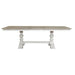 Whitney - Trestle Table - Antique Linen / Weathered Gray – Dining Tables by Liberty Furniture at Furniture Wholesale Plus , Nashville furniture store