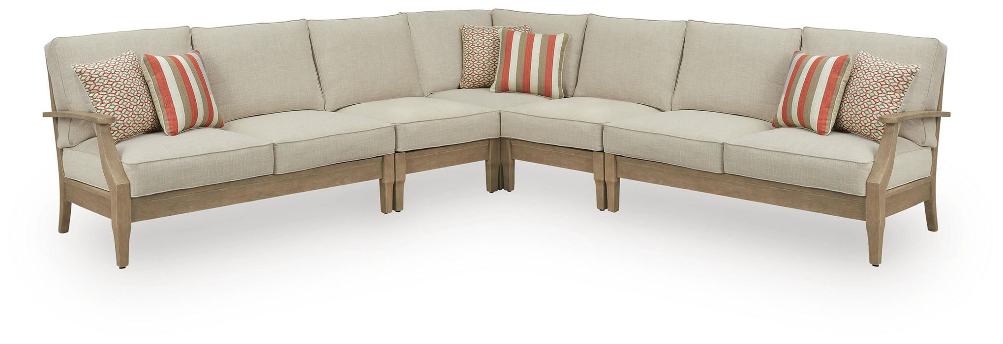 Clare View - Outdoor Sectional – Stationary Sectionals by Signature Design by Ashley® at Furniture Wholesale Plus , Nashville furniture store