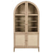 Kailani - 4-Door Cane Dining Vitrine Display Cabinet - Beige Oak - Premium Display Cabinets from Coaster Fine Furniture - Just $1209! Shop now at Furniture Wholesale Plus  We are the best furniture store in Nashville, Hendersonville, Goodlettsville, Madison, Antioch, Mount Juliet, Lebanon, Gallatin, Springfield, Murfreesboro, Franklin, Brentwood