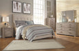 Culverbach - 5 Pc. - Dresser, Mirror, Queen Upholstered Bed, 2 Nightstands - Gray – 5 Piece Bedroom Sets by Signature Design by Ashley® at Furniture Wholesale Plus , Nashville furniture store