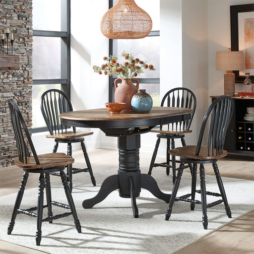 Carolina Crossing - Gathering Table Set – 5 Piece Dining Room Sets by Liberty Furniture at Furniture Wholesale Plus , Nashville furniture store
