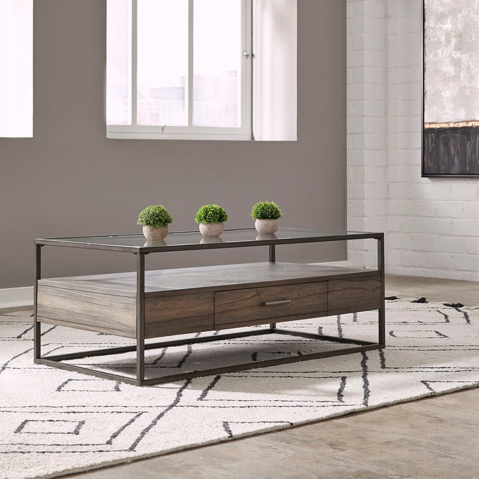 Jamestown - Rectangular Cocktail Table - Tobacco – Cocktail Tables by Liberty Furniture at Furniture Wholesale Plus , Nashville furniture store