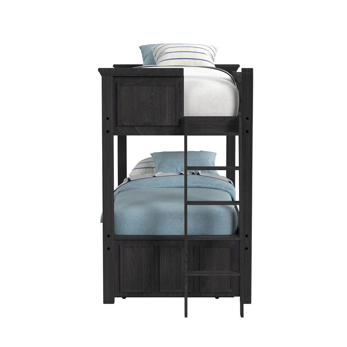 Hampton Kids - Bunk With Ladder And Trundle – Bunk Beds by Elements International at Furniture Wholesale Plus , Nashville furniture store