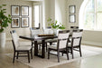 Neymorton - Dark Grayish Brown - 7 Pc. - Rectangular Extension Table, 6 Side Chairs - Premium 7 Piece Dining Room Sets from Signature Design by Ashley® - Just $1348! Shop now at Furniture Wholesale Plus  We are the best furniture store in Nashville, Hendersonville, Goodlettsville, Madison, Antioch, Mount Juliet, Lebanon, Gallatin, Springfield, Murfreesboro, Franklin, Brentwood