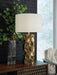 Marshawn - Metal Table Lamp - Gold Finish – Table Lamps by Signature Design by Ashley® at Furniture Wholesale Plus , Nashville furniture store
