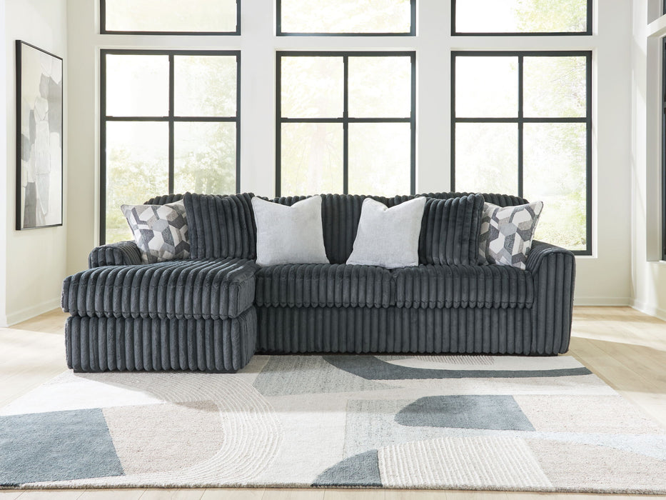 Midnight-Madness - Sectional – Stationary Sectionals by Signature Design by Ashley® at Furniture Wholesale Plus , Nashville furniture store