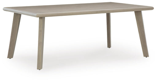 Cliff Trails - Rectangle Dining Table With Umbrella Option - Beige – Dining Tables by Signature Design by Ashley® at Furniture Wholesale Plus , Nashville furniture store