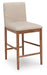 Isanti - Upholstered Barstool (Set of 2) - Light Brown – Stool Sets by Millennium® by Ashley at Furniture Wholesale Plus , Nashville furniture store