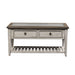 Heartland - Rect Ceiling Tile Cocktail Table - Antique White / Tobacco Tops – Cocktail Tables by Liberty Furniture at Furniture Wholesale Plus , Nashville furniture store