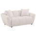 Destino - Chenille Splayed Arm Sofa Set – Stationary Sofas & Loveseats by Coaster Fine Furniture at Furniture Wholesale Plus , Nashville furniture store