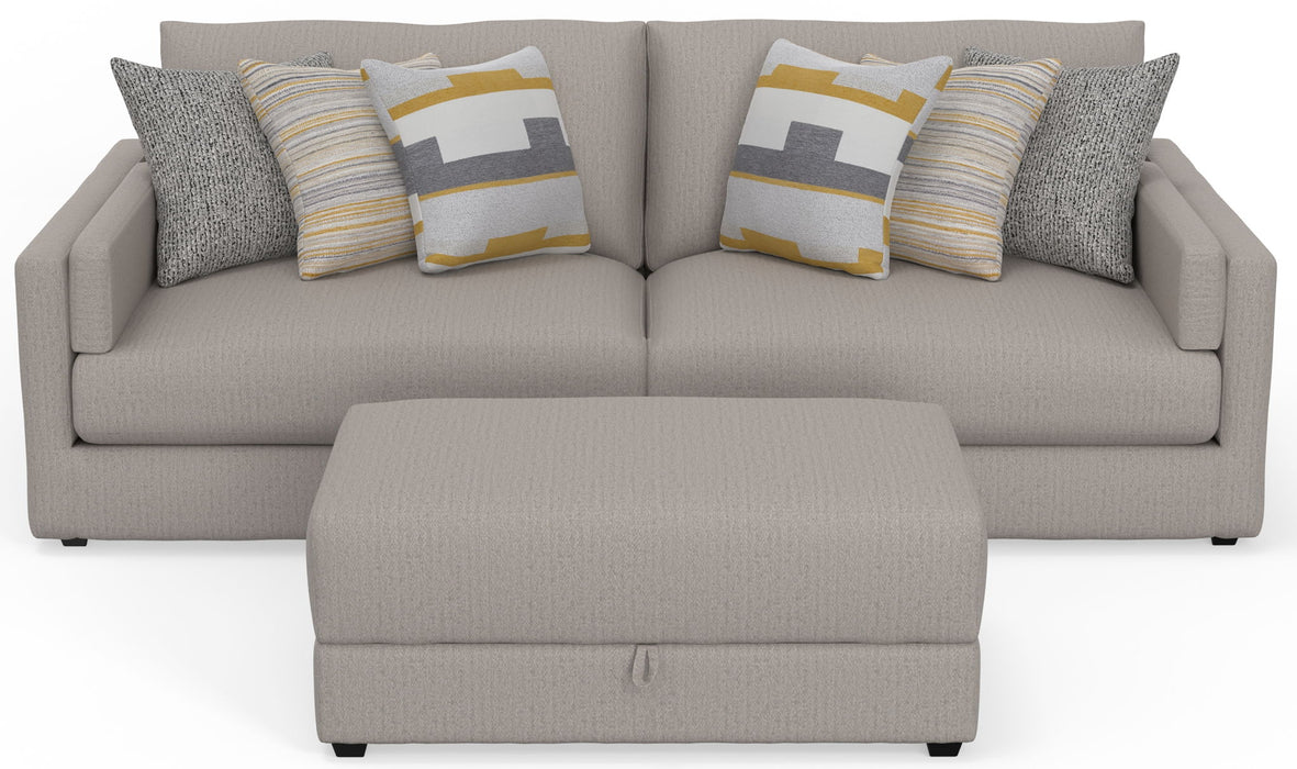 Trevor - Extra Deep Oversized Sofa With Included Storage Cocktail Ottoman – 2 Piece Living Room Sets by Jackson at Furniture Wholesale Plus , Nashville furniture store
