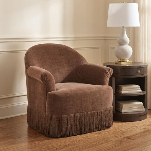 Jeanwell - Swivel Accent Chair - Clay – Swivel Chairs by Signature Design by Ashley® at Furniture Wholesale Plus , Nashville furniture store