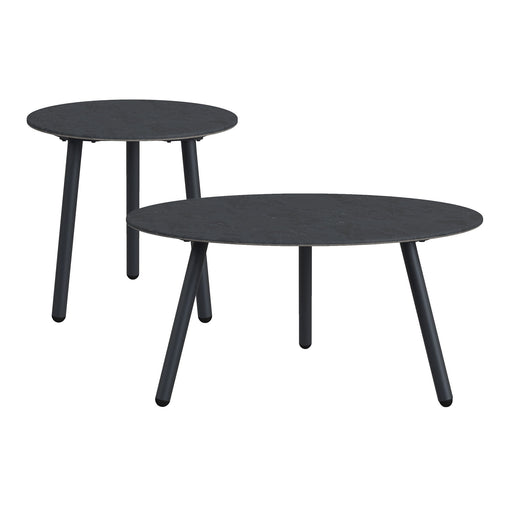 Bali - Two Piece Occasional Set - Dark Gray – Table Sets by Elements International at Furniture Wholesale Plus , Nashville furniture store