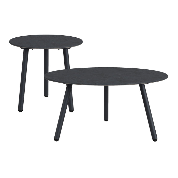 Bali - Two Piece Occasional Set - Dark Gray – Table Sets by Elements International at Furniture Wholesale Plus , Nashville furniture store