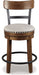 Valebeck - Full Back Swivel Stool - Premium Counter Height (24"-27") from Signature Design by Ashley® - Just $208! Shop now at Furniture Wholesale Plus  We are the best furniture store in Nashville, Hendersonville, Goodlettsville, Madison, Antioch, Mount Juliet, Lebanon, Gallatin, Springfield, Murfreesboro, Franklin, Brentwood