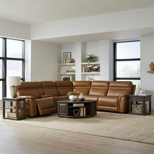 Cooper - 6 Piece Sectional – Reclining Sectionals by Liberty Furniture at Furniture Wholesale Plus , Nashville furniture store