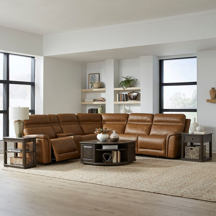 Cooper - 6 Piece Sectional – Reclining Sectionals by Liberty Furniture at Furniture Wholesale Plus , Nashville furniture store