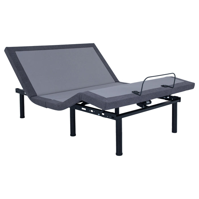 Clara California King Adjustable Bed Base Grey and Black - Premium Adjustable Base from Coaster Z2 Standard - Just $1178! Shop now at Furniture Wholesale Plus  We are the best furniture store in Nashville, Hendersonville, Goodlettsville, Madison, Antioch, Mount Juliet, Lebanon, Gallatin, Springfield, Murfreesboro, Franklin, Brentwood