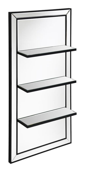 Oriel - Rectangular 3-Shelf Wall Mirror - Silver - Premium Wall Mirrors from CoasterEssence - Just $339! Shop now at Furniture Wholesale Plus  We are the best furniture store in Nashville, Hendersonville, Goodlettsville, Madison, Antioch, Mount Juliet, Lebanon, Gallatin, Springfield, Murfreesboro, Franklin, Brentwood