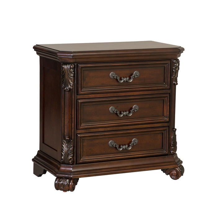 Messina Estates - 3 Drawer Nightstand - Cognac – Accent Nightstands by Liberty Furniture at Furniture Wholesale Plus , Nashville furniture store