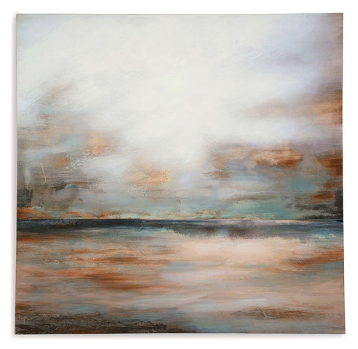 Weatheridge - Wall Art - Grey / Gold – Canvas Art by Signature Design by Ashley® at Furniture Wholesale Plus , Nashville furniture store