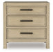 Calmoro - Three Drawer Night Stand - Gray – Accent Nightstands by Ashley® at Furniture Wholesale Plus , Nashville furniture store