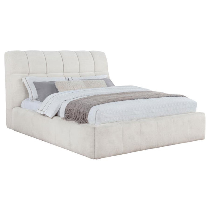 Nollet - Upholstered Platform Bed – Upholstered Beds by Coaster Fine Furniture at Furniture Wholesale Plus , Nashville furniture store