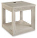 Marxhart - Square End Table - Bisque – End Tables by Signature Design by Ashley® at Furniture Wholesale Plus , Nashville furniture store