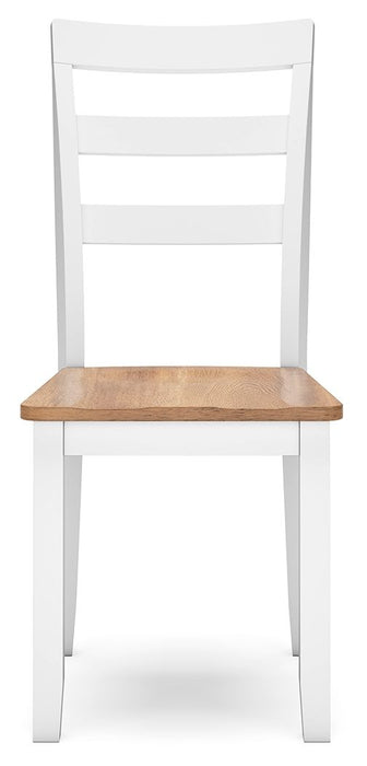 Gesthaven - Dining Room Side Chair (Set of 2) - Premium Chair Sets from Signature Design by Ashley® - Just $198! Shop now at Furniture Wholesale Plus  We are the best furniture store in Nashville, Hendersonville, Goodlettsville, Madison, Antioch, Mount Juliet, Lebanon, Gallatin, Springfield, Murfreesboro, Franklin, Brentwood
